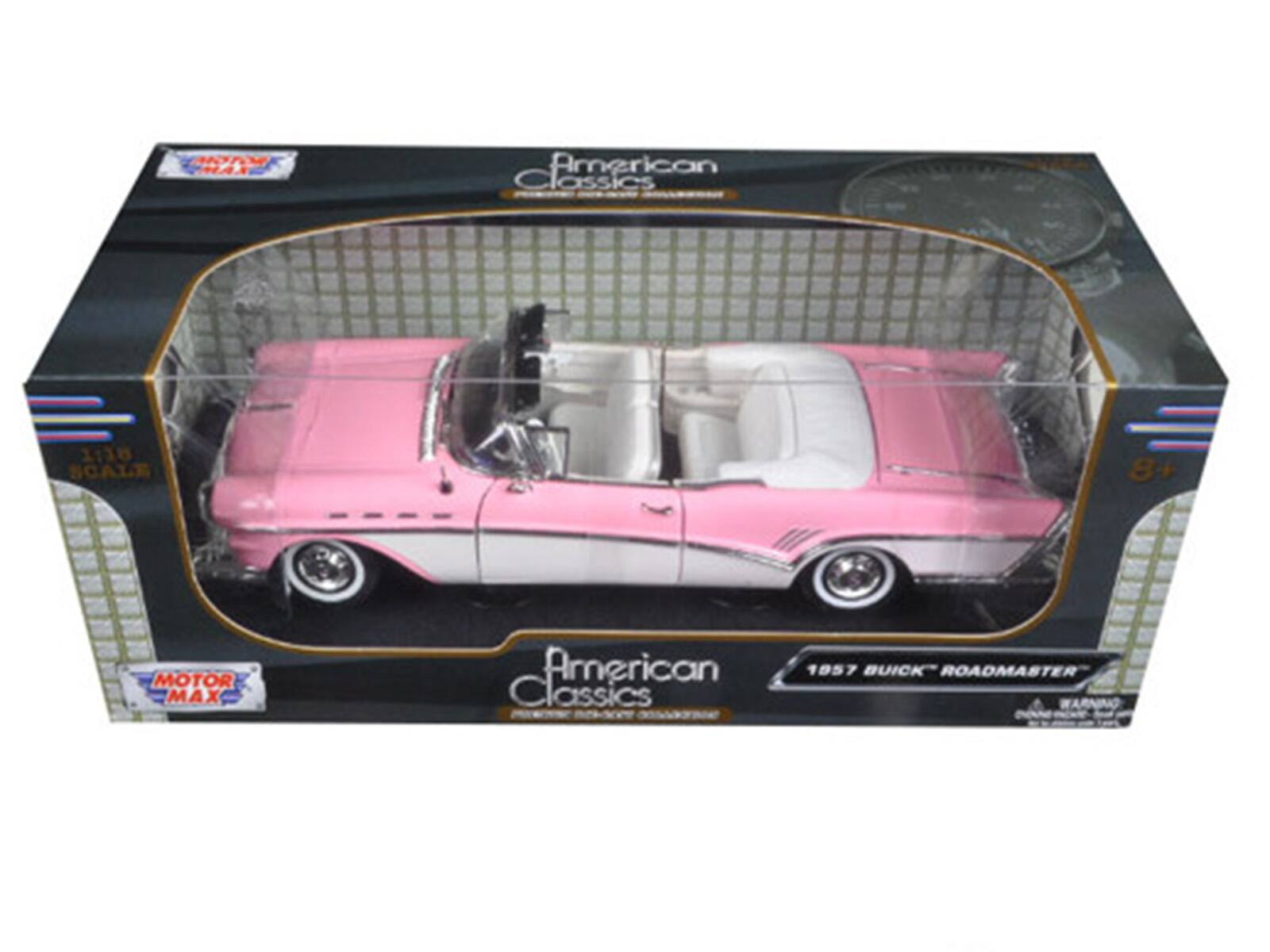 American Classics  
1:18 SCALE  
8+  
MOTOR MAX  
American Classics  
1957 BUICK ROADMASTER