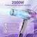 2000W Professional New Upgrade Hair Dryer
- Strong AC Motor
- 23m/s Wind Speed
- Temperature Constant