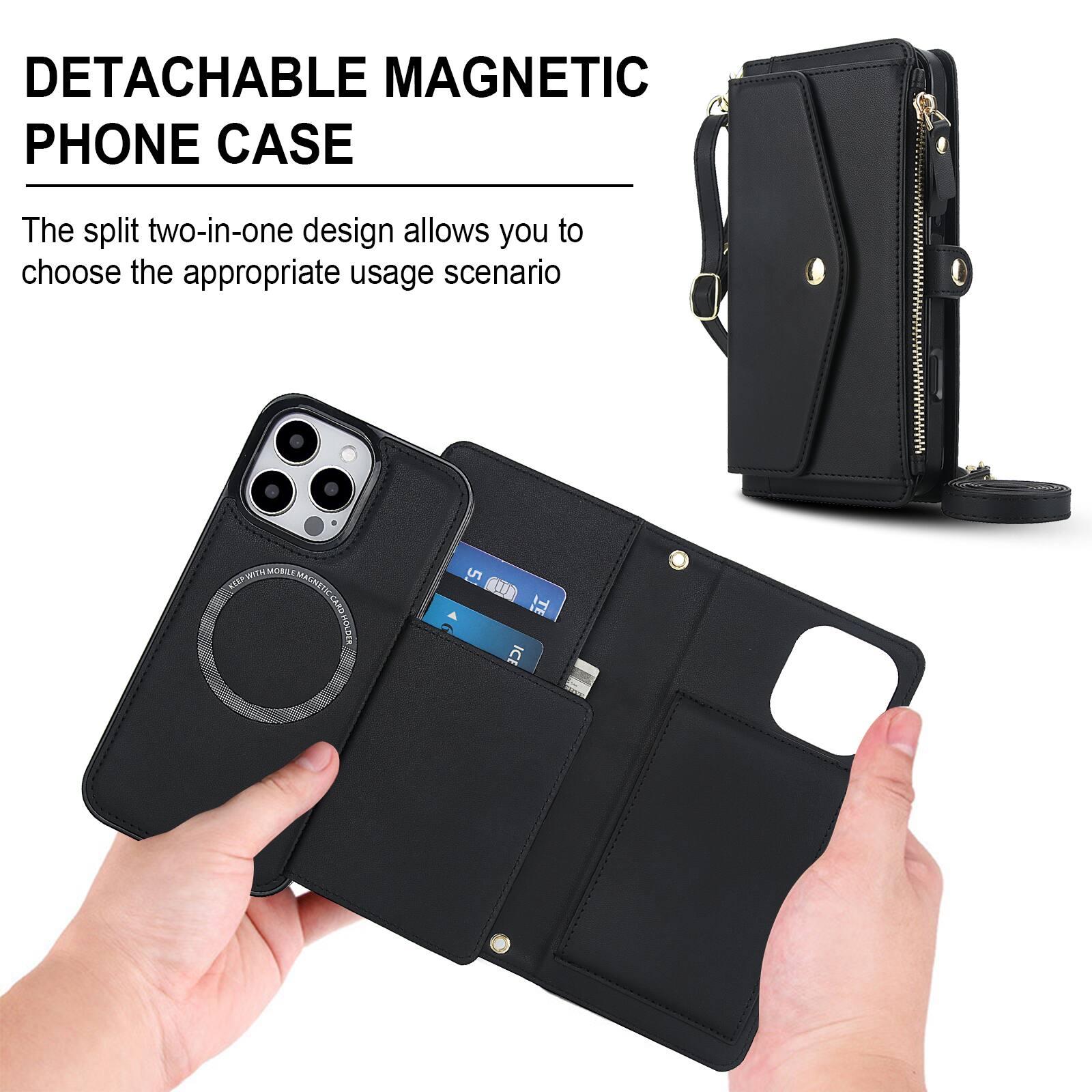 DETACHABLE MAGNETIC PHONE CASE

The split two-in-one design allows you to choose the appropriate usage scenario.