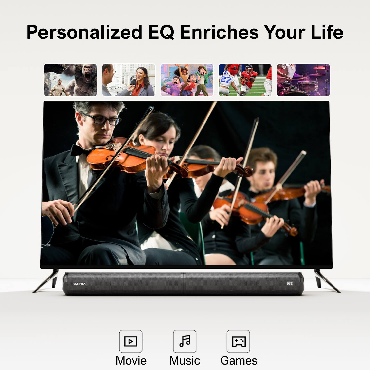 Ultimea Apollo S40 Pro 2 in 1 Detachable Sound Bar,Bluetooth 5.3,3