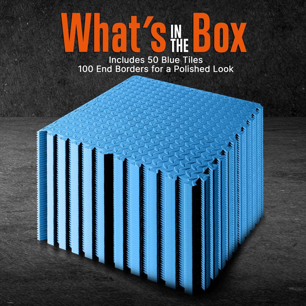 What's in the Box

Includes 50 Blue Tiles

100 End Borders for a Polished Look
