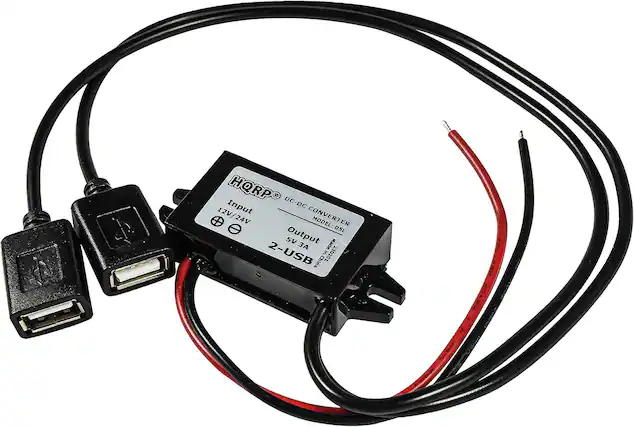 HQRPO DC-DC 12V/24V Input CONVERTER MODEL: DSL 5V Output 2-USB
Made in China
