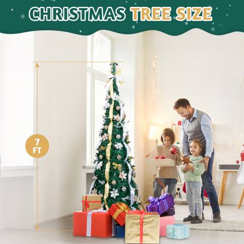 CHRISTMAS TREE SIZE  
7 FT