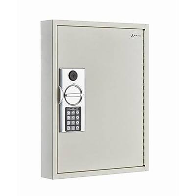 Front. AdirOffice - AdirOffice Programmable Digital Keypad 60 Key Cabinet, White (680-60-WHI) - White.