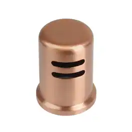 Akicon - Solid Brass Kitchen Dishwasher Air Gap Cap Cover for Replacement - Copper