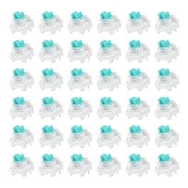 Unique Bargains - 36pcs Keyboard Switches (3-Pin 65gf) Dustproof Pre-Lubed Tactile Linear Switch Replacement for MX Mechanical Keyboard - Green