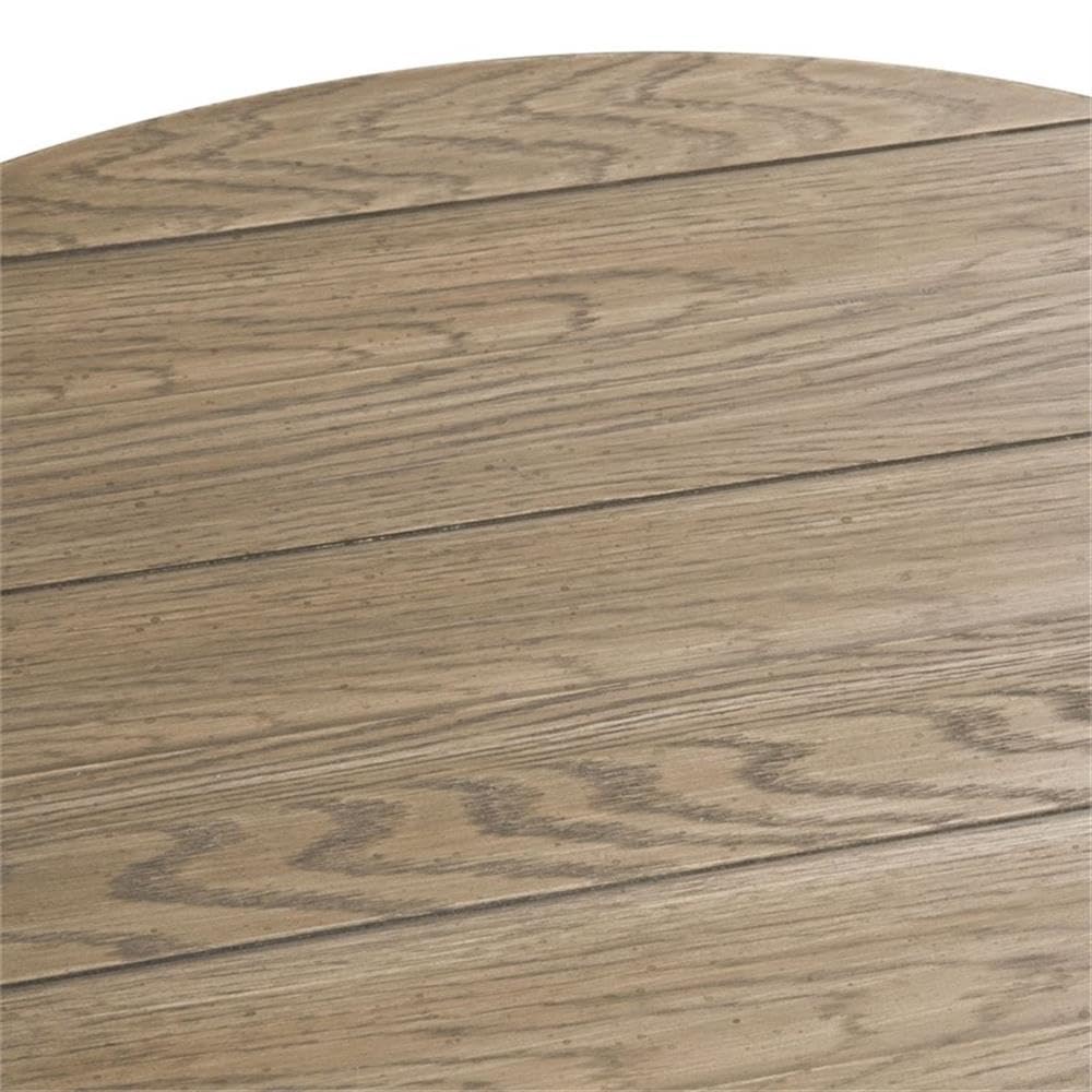 Alt View 2. Liberty Furniture Industries - Heartland Round Pedestal Chair Side Table in Antique White w/ Tobacco Top - White.