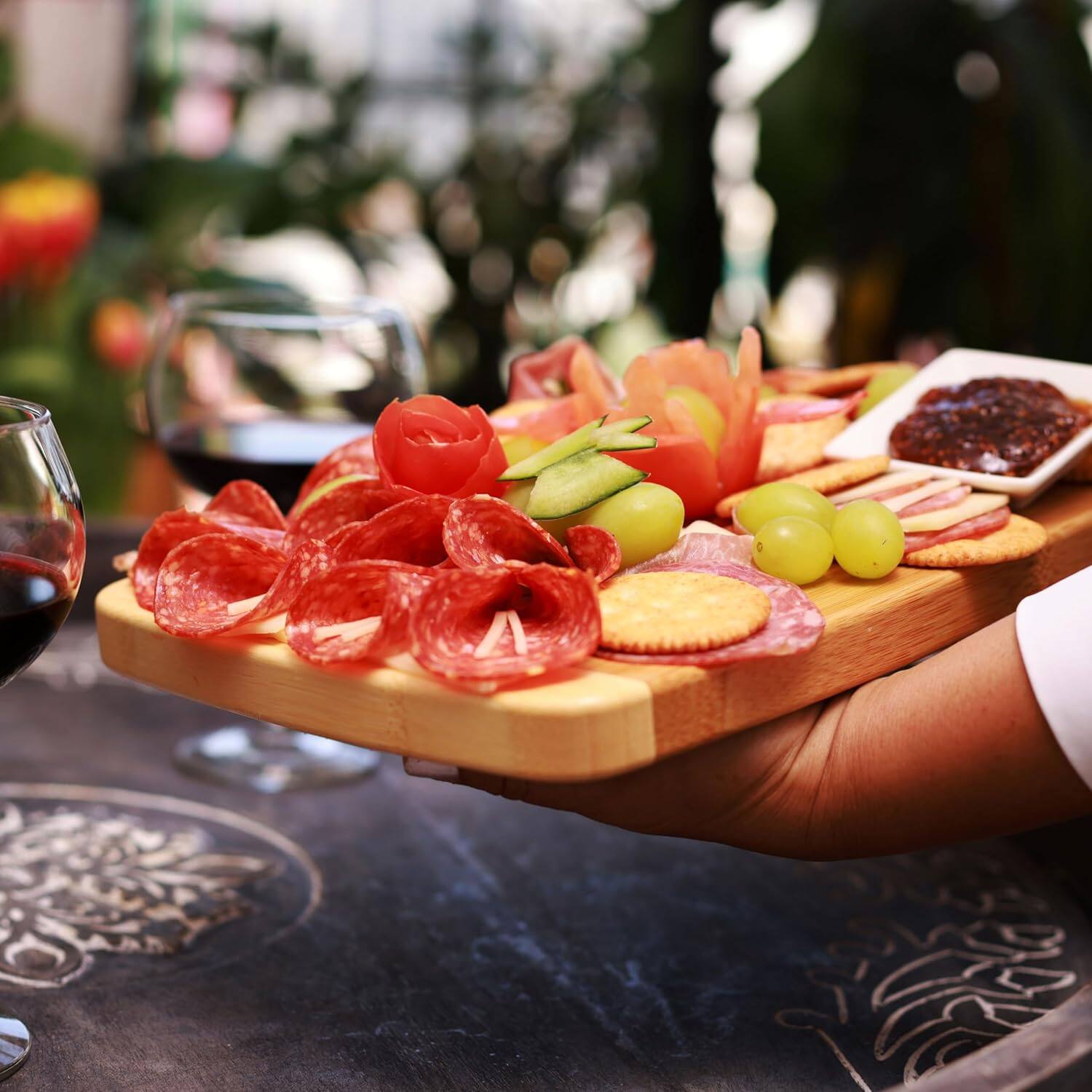 Alt View 3. Joyce Chen - Joyce Chen Burnished Bamboo Cutting Board Set, 3 pack.