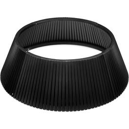Best Choice Products - 42in Wood Slatted Christmas Tree Collar - Black
