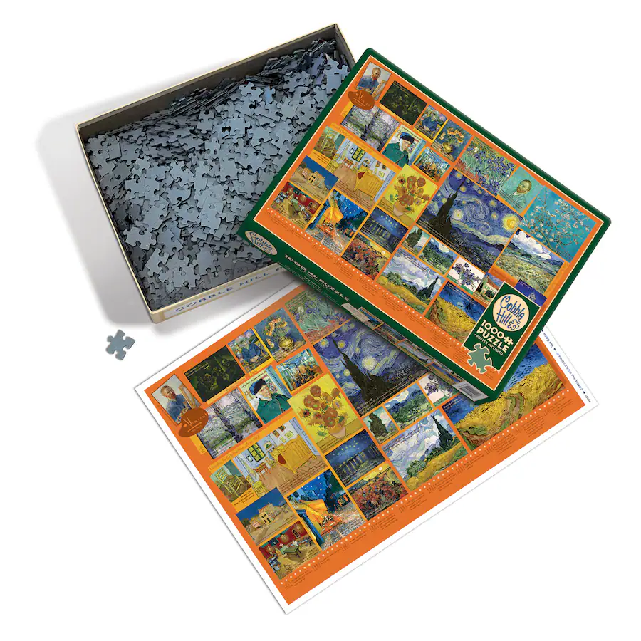Outset Outset Media Outset Media: 1000 Piece Puzzle: Van Gogh Reference Poster ...