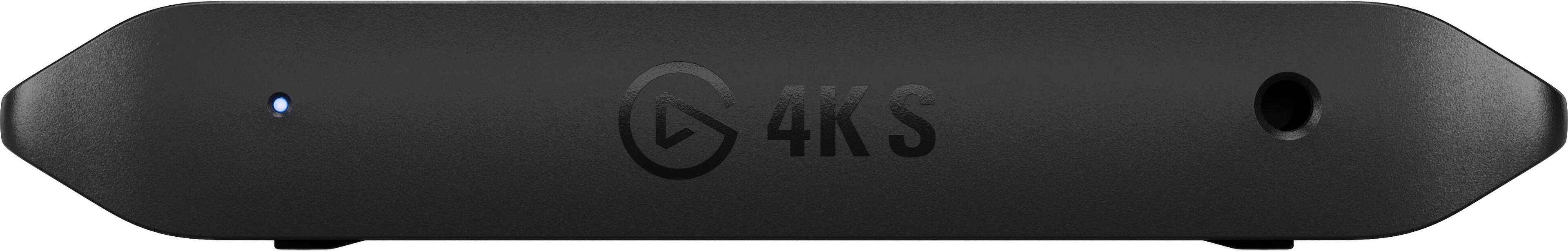 Alt View 11. Elgato - 4K S – Ext Capture 4K60, 1440p120/1080p240 Passthrough and Capture for PS5, Xbox Series X/S, Switch 2, PC, Mac, iPad - Black.