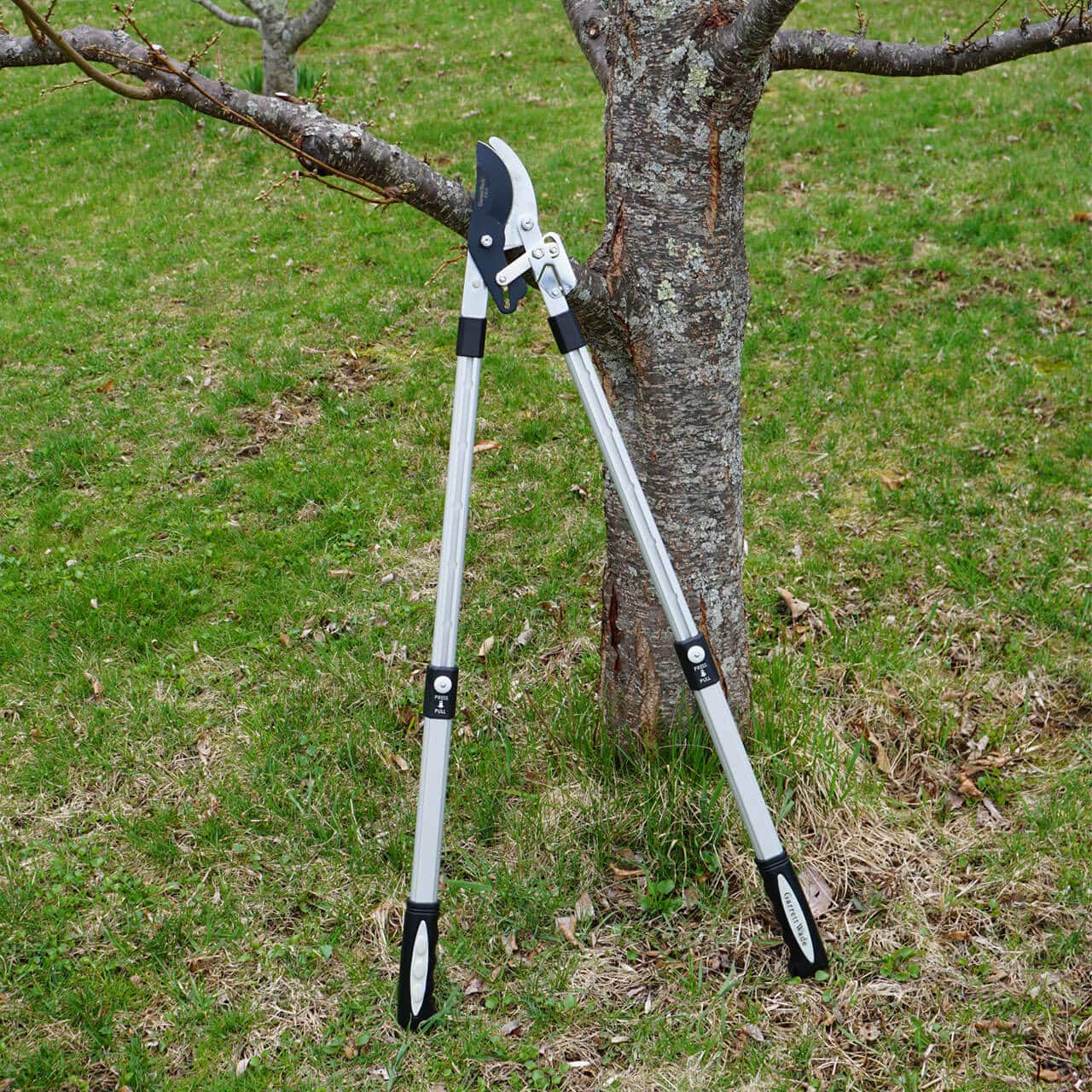 Kings County Tools - Ratcheting Pruning Loppers with Telescoping Handles 26–40", Heavy-Duty Bypass Cutter for 2" Branches
