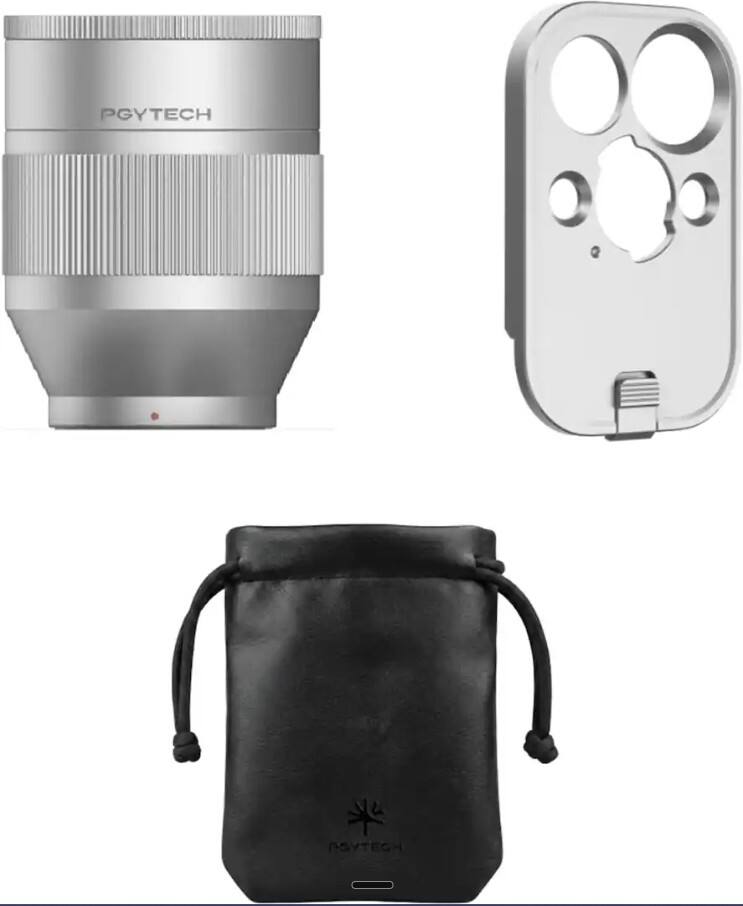 PGYTECH 2X Telephoto Lens for iPhone 17 Pro, Optical Zoom Lens