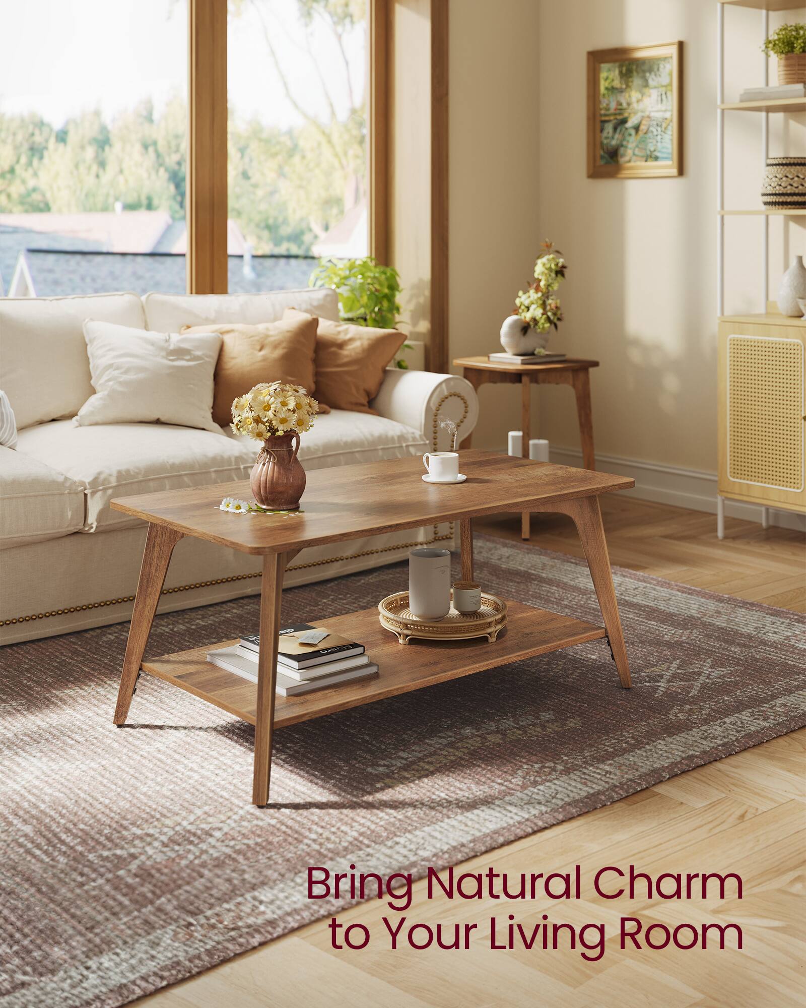 Bring Natural Charm to Your Living Room