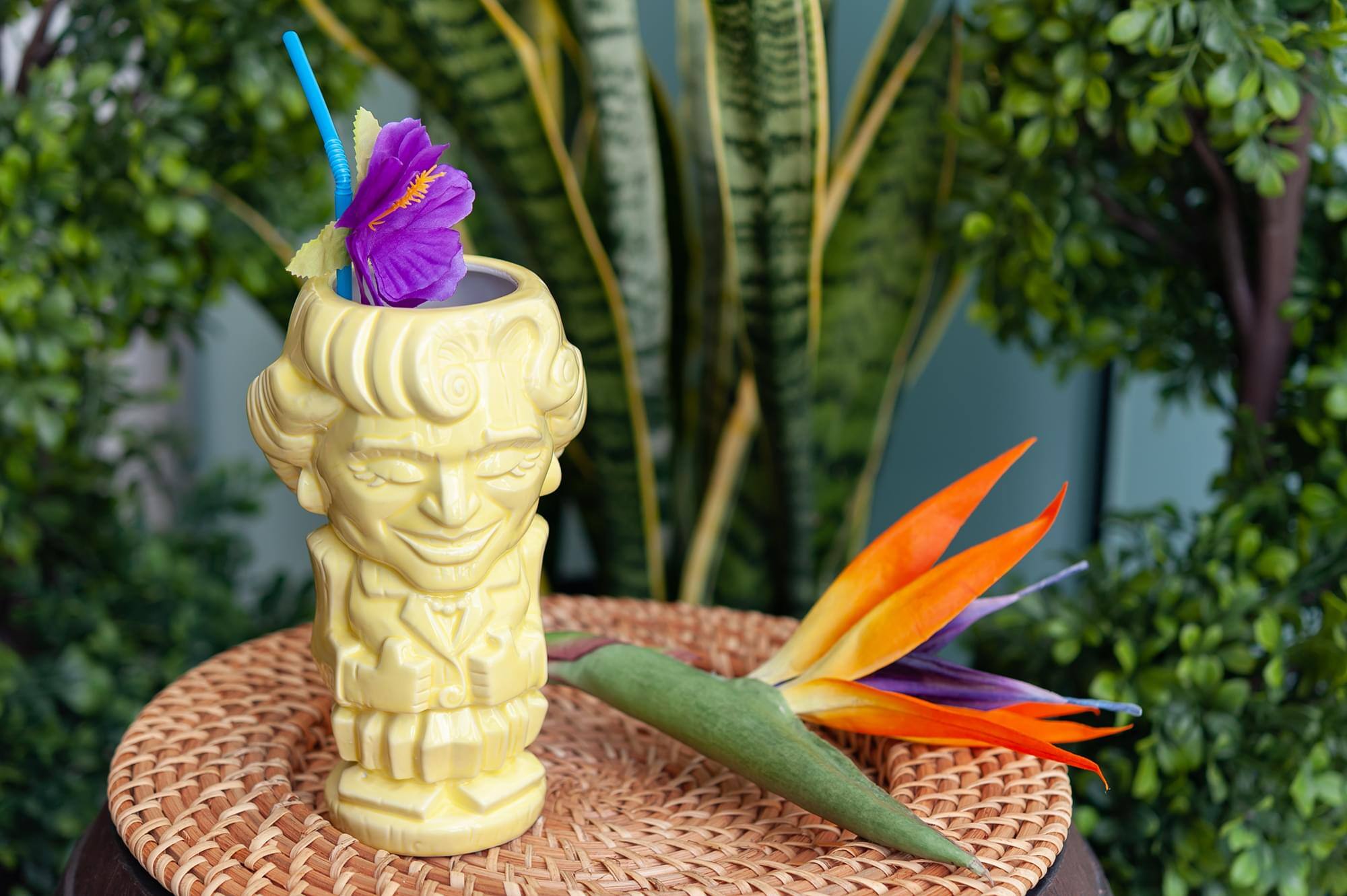 Alt View 3. ThinkGeek - Geeki Tikis The Golden Girls Rose Ceramic Tiki Style Mug | Holds 16 Ounces - Yellow.