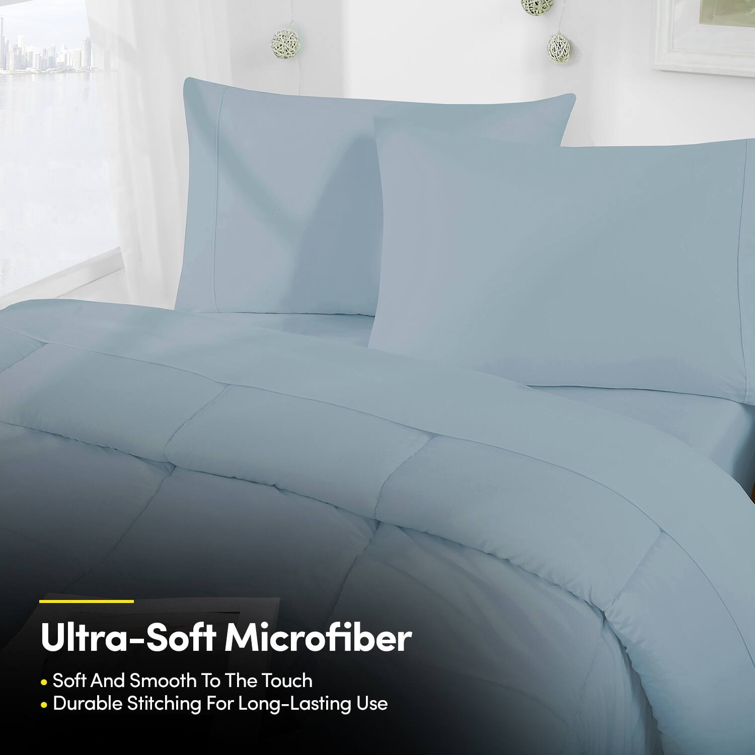 Ultra-Soft Microfiber  
- Soft And Smooth To The Touch  
- Durable Stitching For Long-Lasting Use