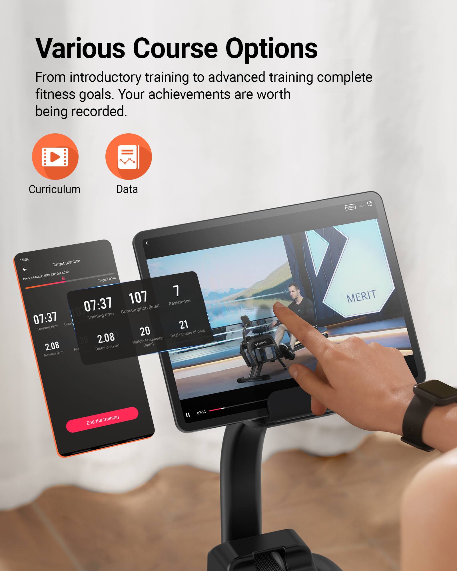 Various Course Options

From introductory training to advanced training complete fitness goals. Your achievements are worth being recorded.

Curriculum Data

Target practice
07:37
Consumption (kcal) 107
Resistance 7
Training time 07:37
Condition 21
Paddle Frequency 20
Total number of cars 21
Distance (km) 2.08

End the training