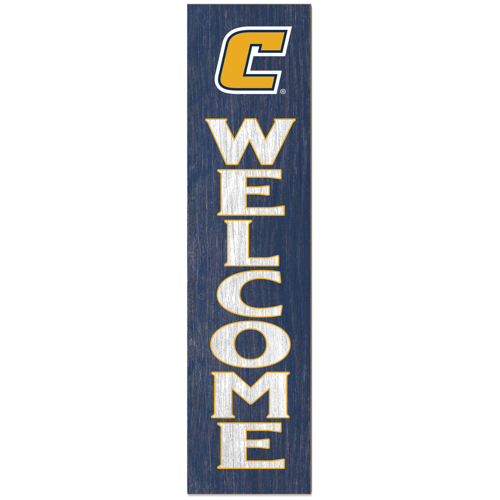 Tennessee Chattanooga Mocs 12'' x 48'' Outdoor Leaner Welcome Sign