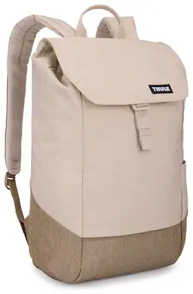 Front. Thule - Lithos Backpack 16L - PELICAN GRAY/FADED KHAKI.