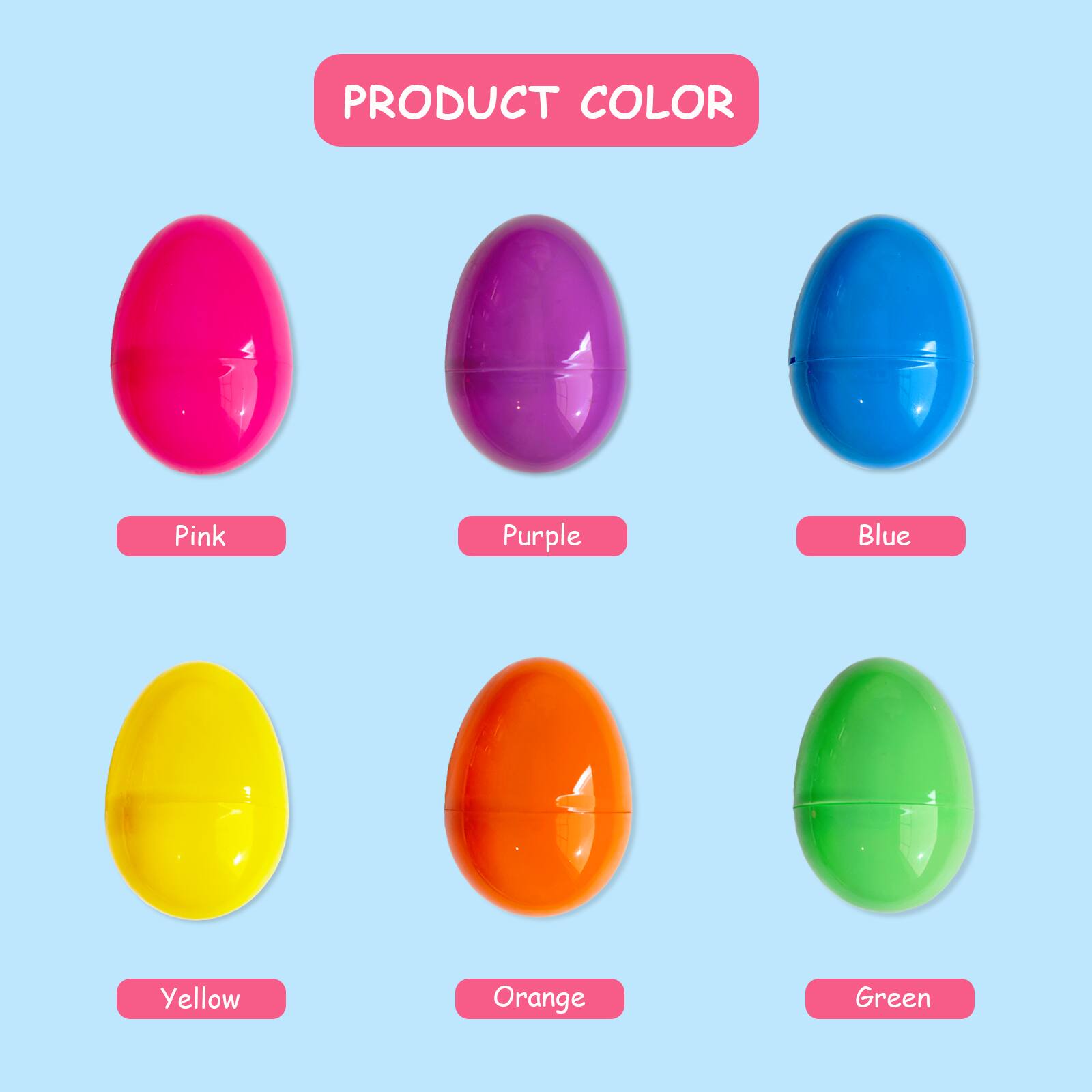 PRODUCT COLOR

Pink  
Purple  
Blue  
Yellow  
Orange  
Green