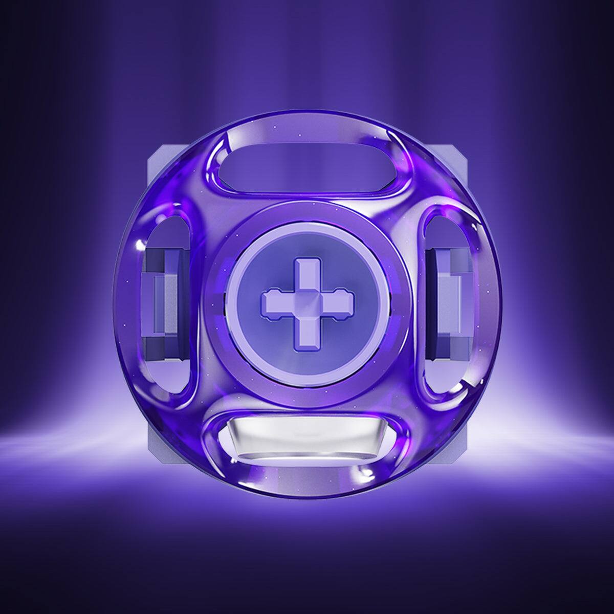 Left. GravaStar - GravaStar UFO Magnetic Hall Effect Gaming Switches Hot-Swappable Contactless Switches with 100M+ Lifespan Purple 10pcs - Purple.