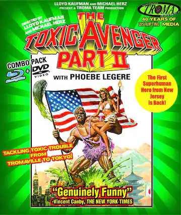 Front. The Toxic Avenger Part II - DVD.