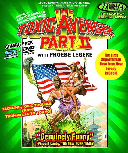 Front. The Toxic Avenger Part II   - DVD.