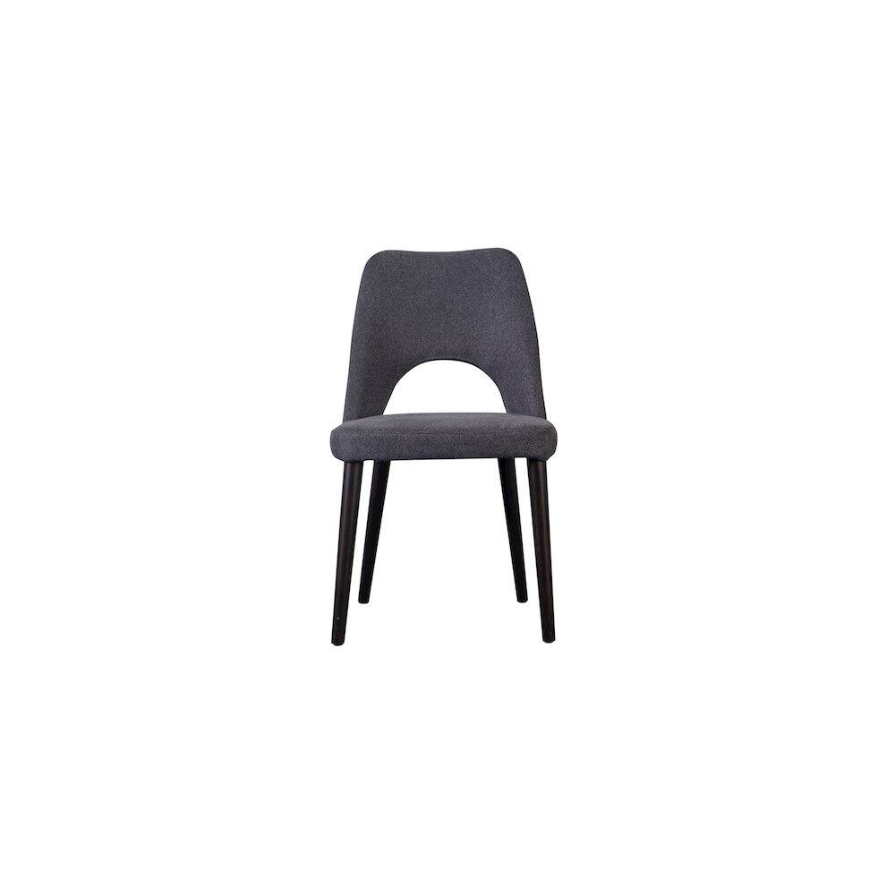 Angle. Porter Designs - Prato Upholstered Dining Chair - Gray.