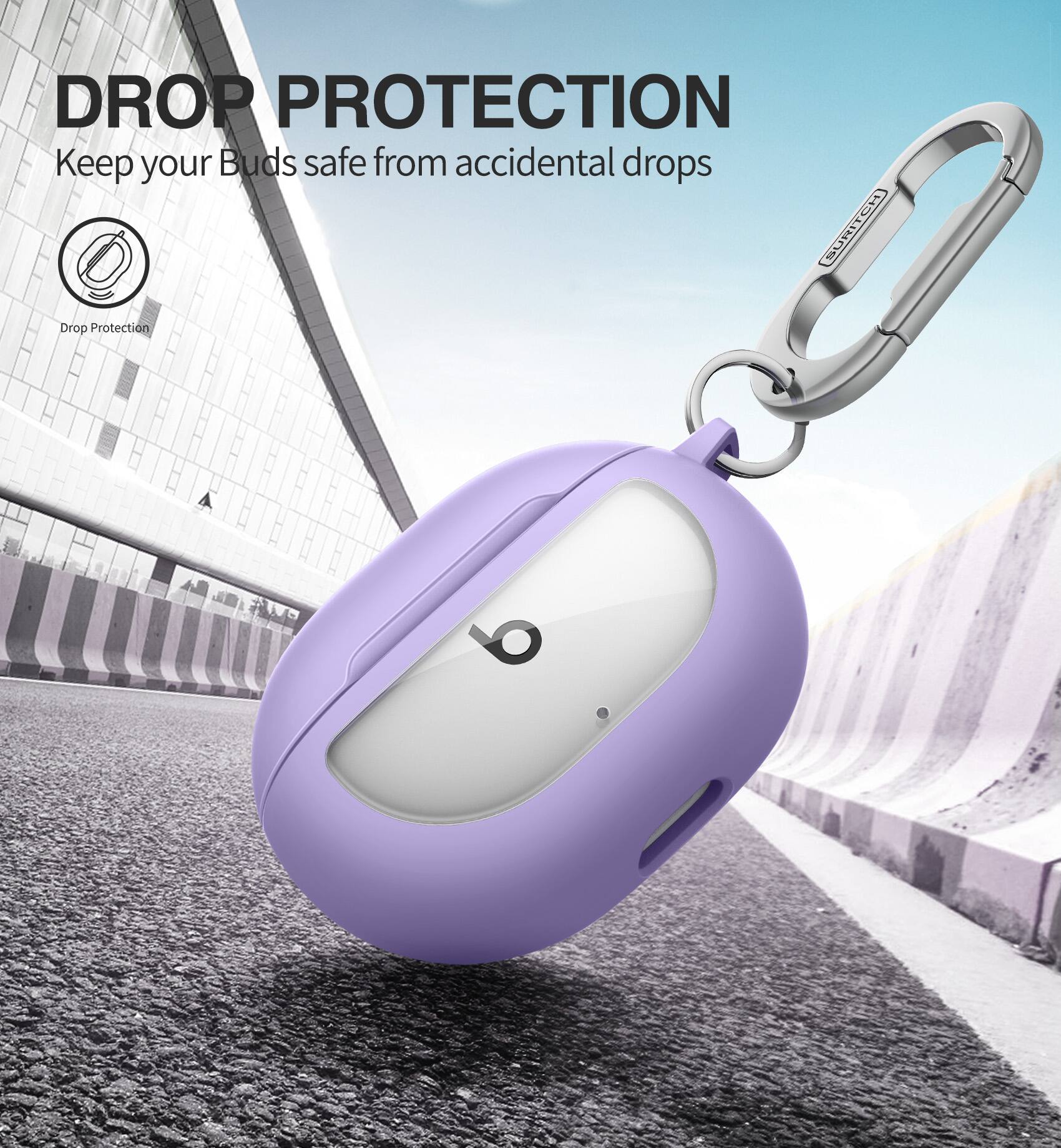 DROP PROTECTION  
Keep your Buds safe from accidental drops