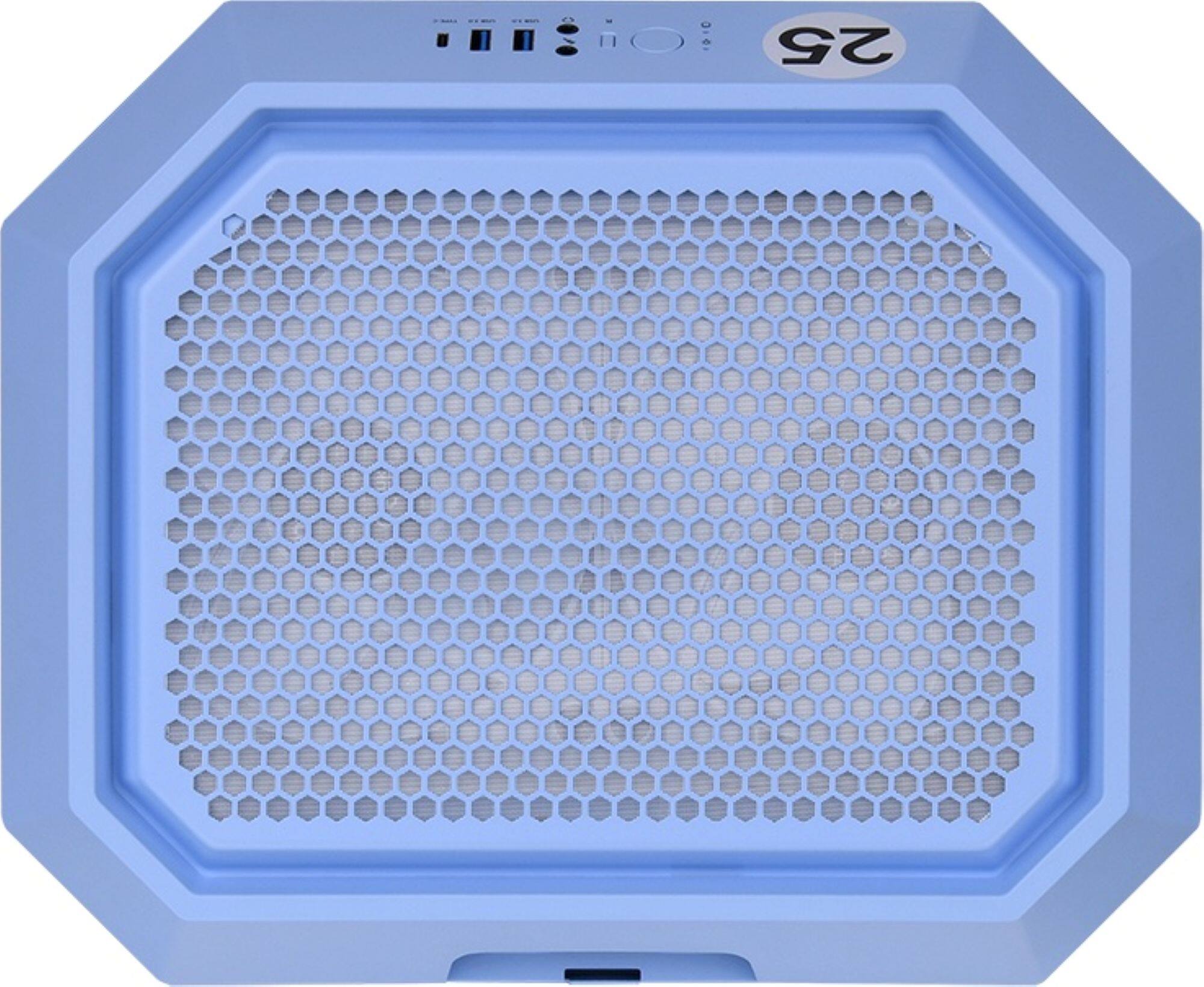 Alt View 19. Thermaltake - The Tower 300 Micro ATX PC Case - Hydrangea Blue.