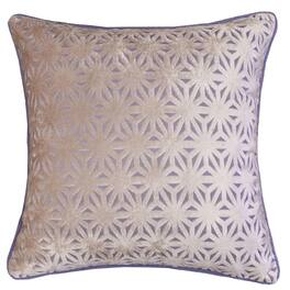 LuXeo - Cut Velvet Throw Pillow Cover & Insert / Color: - PURPLE