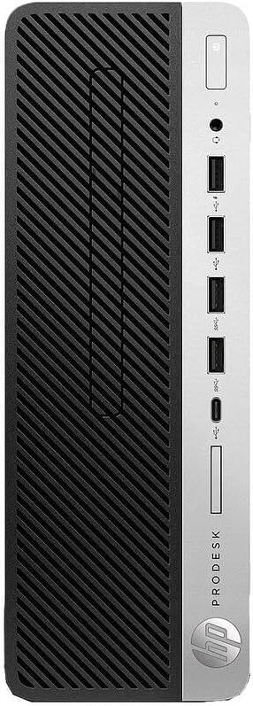 HP - Refurbished Excellent - ProDesk 600 G4 SFF PC, Intel Core i5-8500T, 8GB RAM, 256GB NVMe, Built in AX210 Wi-Fi BT, Windows 11 Pro - Black