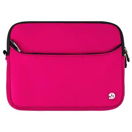 Front. Kitcheniva - Neoprene Tablet Sleeve Pouch Case Bag For 11" Tablet - Magenta.