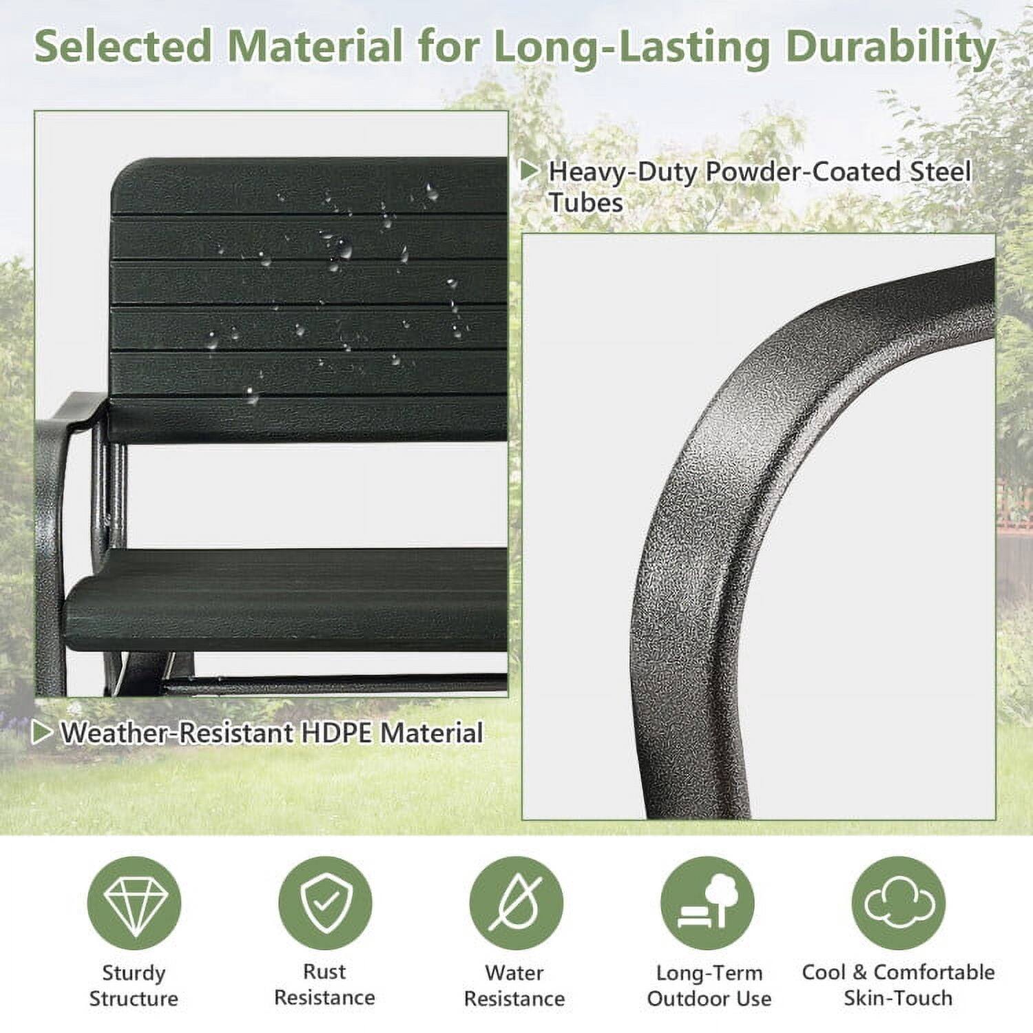 Selected Material for Long-Lasting Durability

- Heavy-Duty Powder-Coated Steel Tubes
- Weather-Resistant HDPE Material

Sturdy Structure
Rust Resistance
Water Resistance
Long-Term Outdoor Use
Cool & Comfortable Skin-Touch