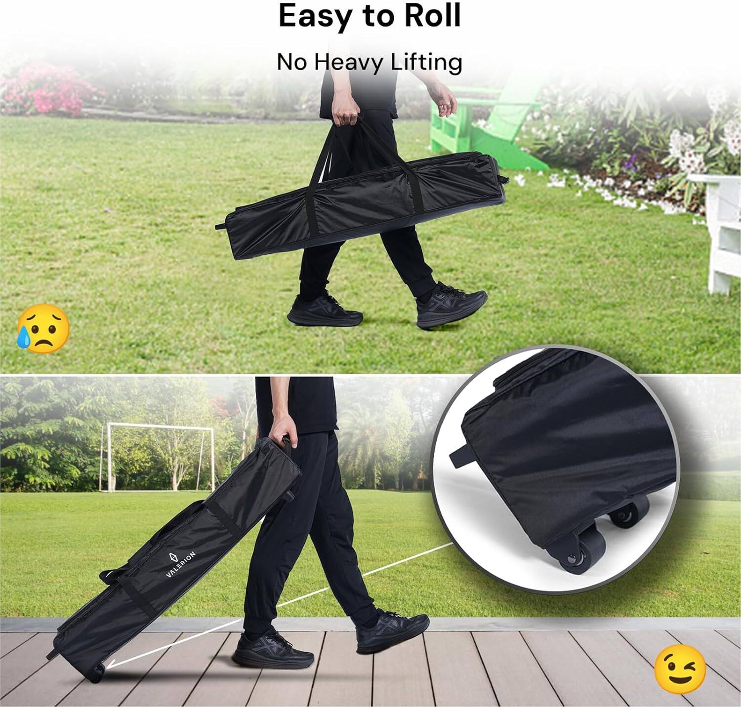 Easy to Roll
No Heavy Lifting
VALERION