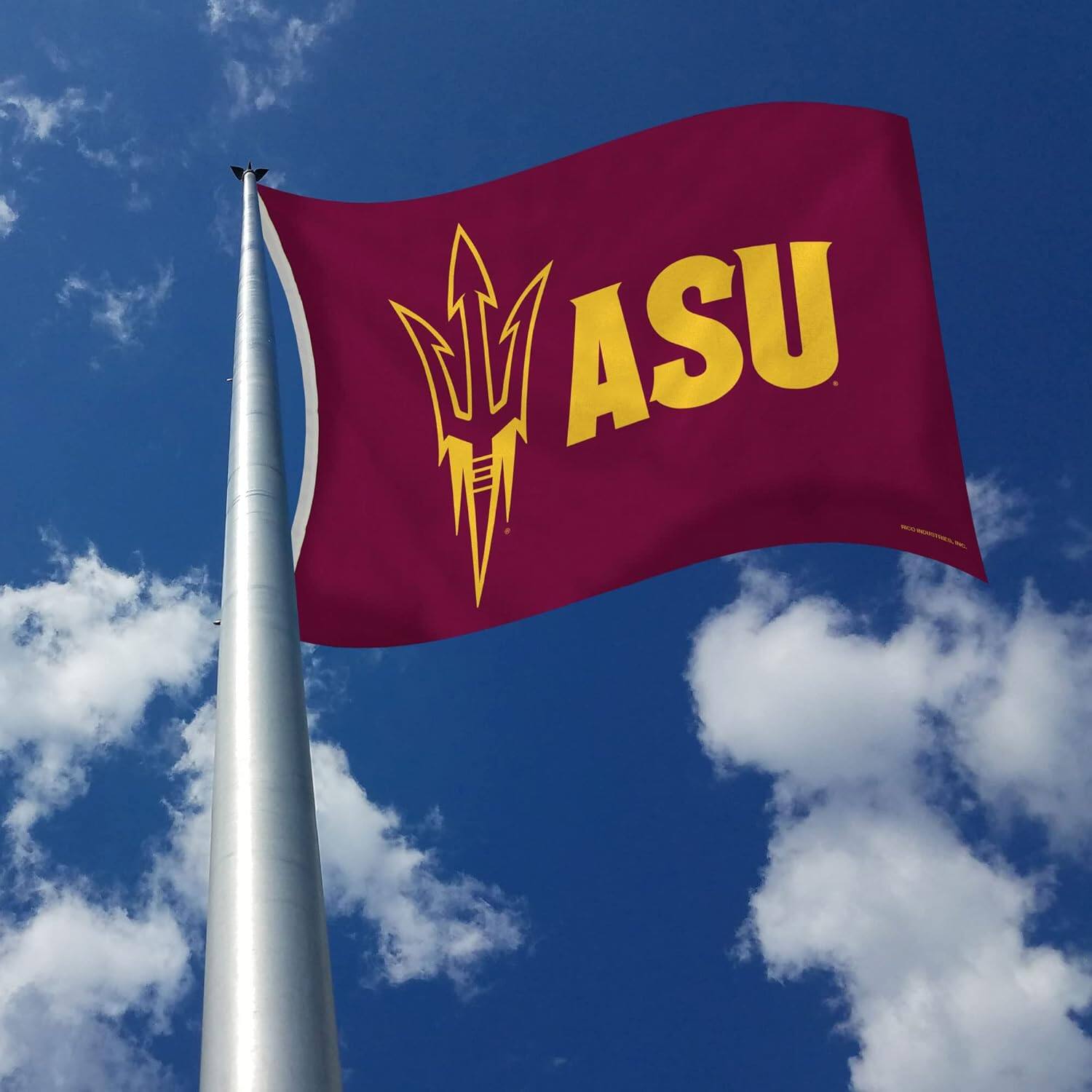 Alt View 3. Rico Industries - Arizona State ASU Sun Devils Indoor Outdoor 3 x 5 Banner Flag with grommets - Multi.