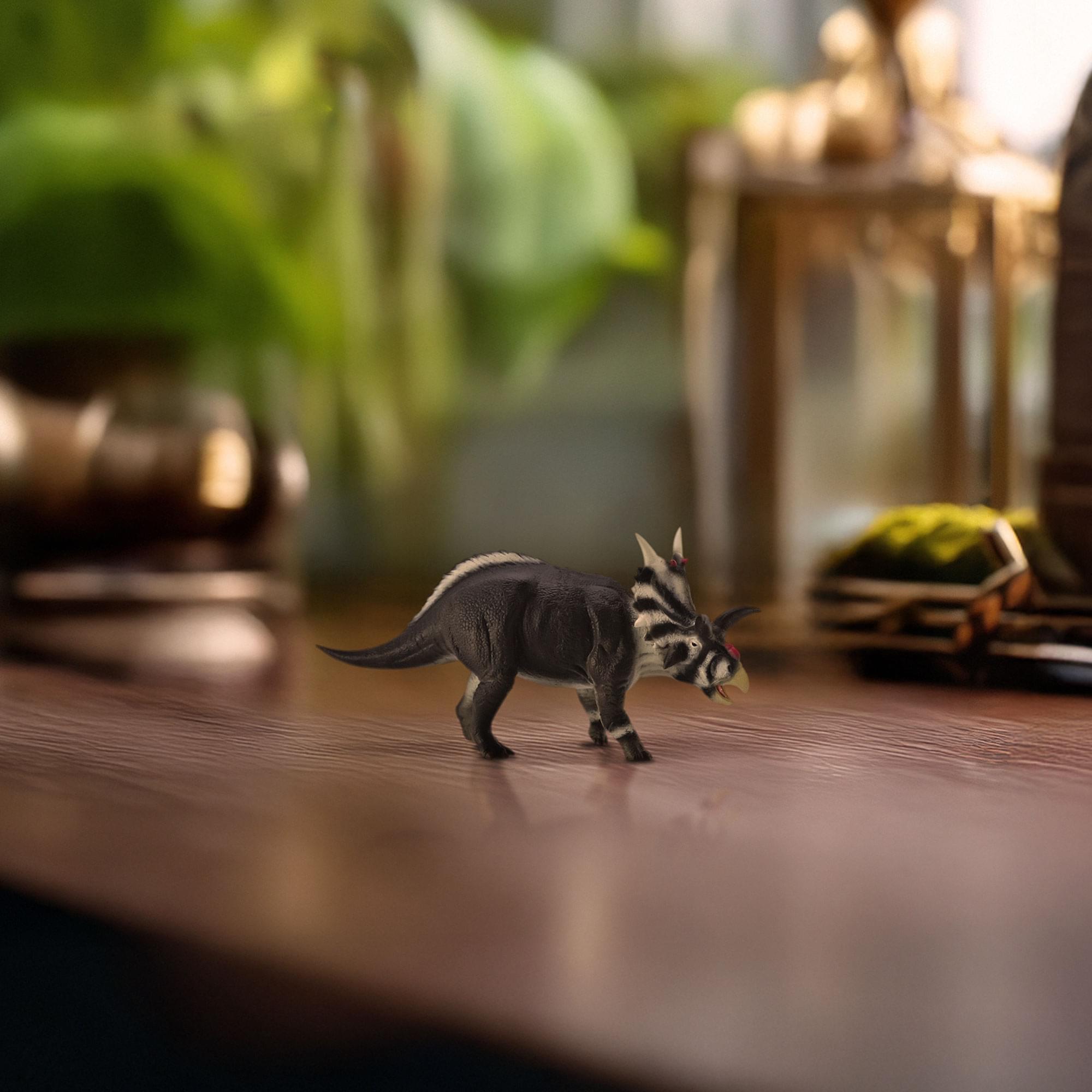 Alt View 10. Breyer - CollectA Prehistoric Life Collection Miniature Figure | Xenoceratops - Black.
