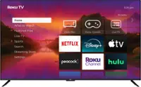 Roku - 75" Class Plus Series QLED 4K Smart RokuTV - Front_Zoom