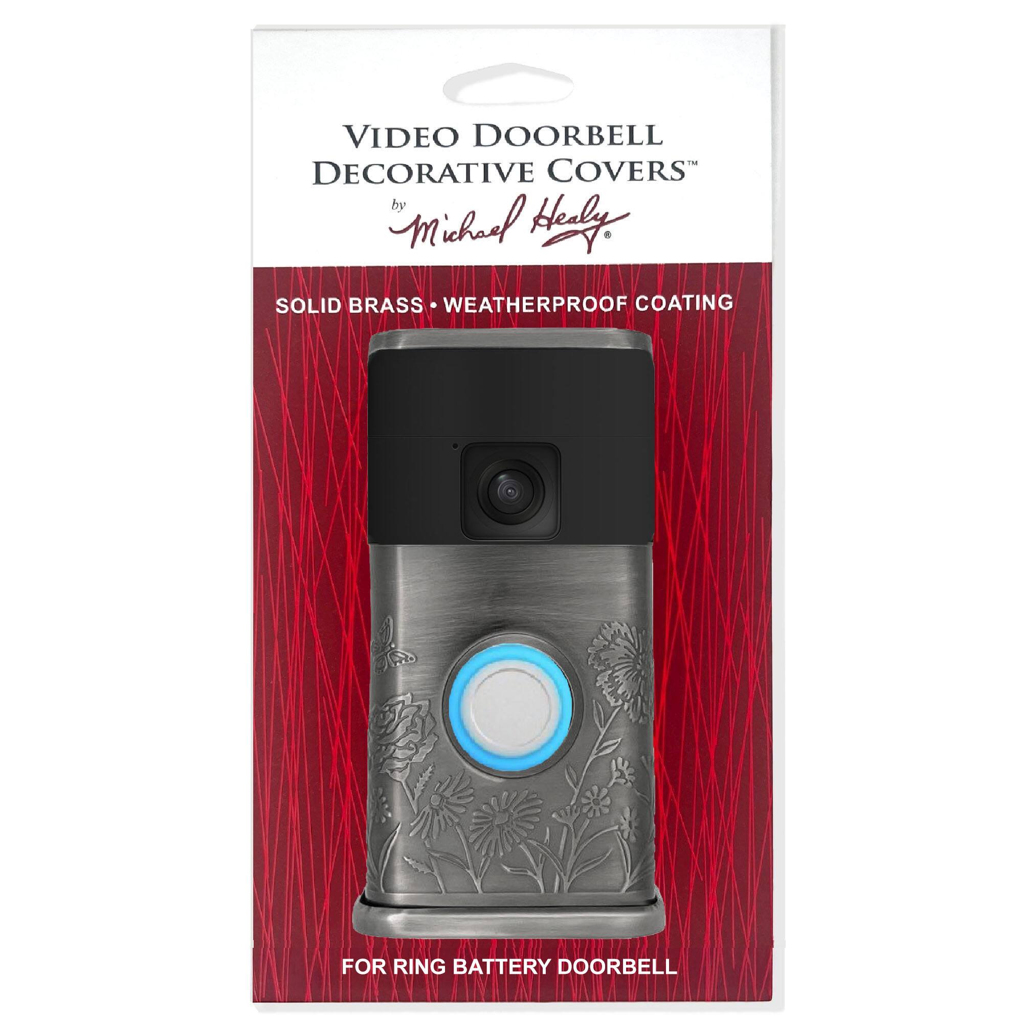 VIDEO DOORBELL DECORATIVE COVERS by Michael Healy
SOLID BRASS WEATHERPROOF COATING FOR RING BATTERY DOORBELL
