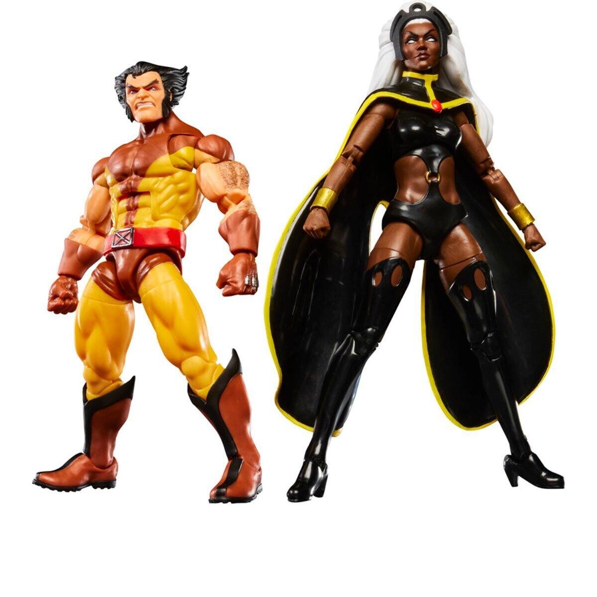 Left. Hasbro - Hasbro Collectibles - X-Men '97 - Marvel Legends - Wolverine & Storm Action Figure 2-Pack   - COLLECTIBLES - Multicolor.