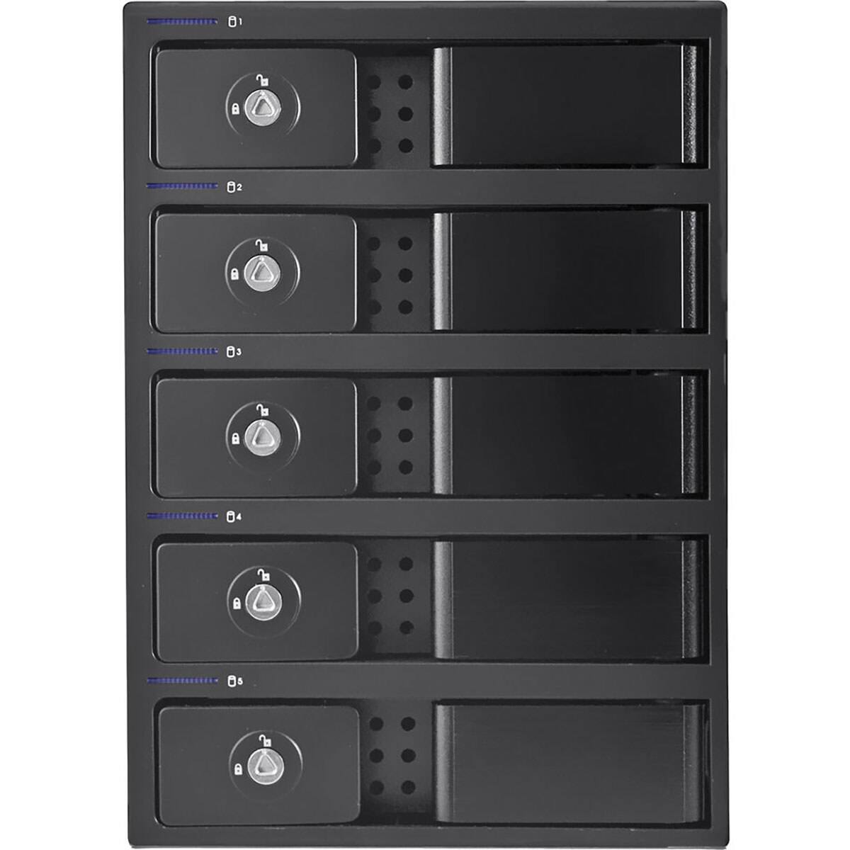Alt View 2. Oyen Digital - Oyen Digital Mobius 5-Bay, eSATA, USB 3.0 RAID Enclosure.