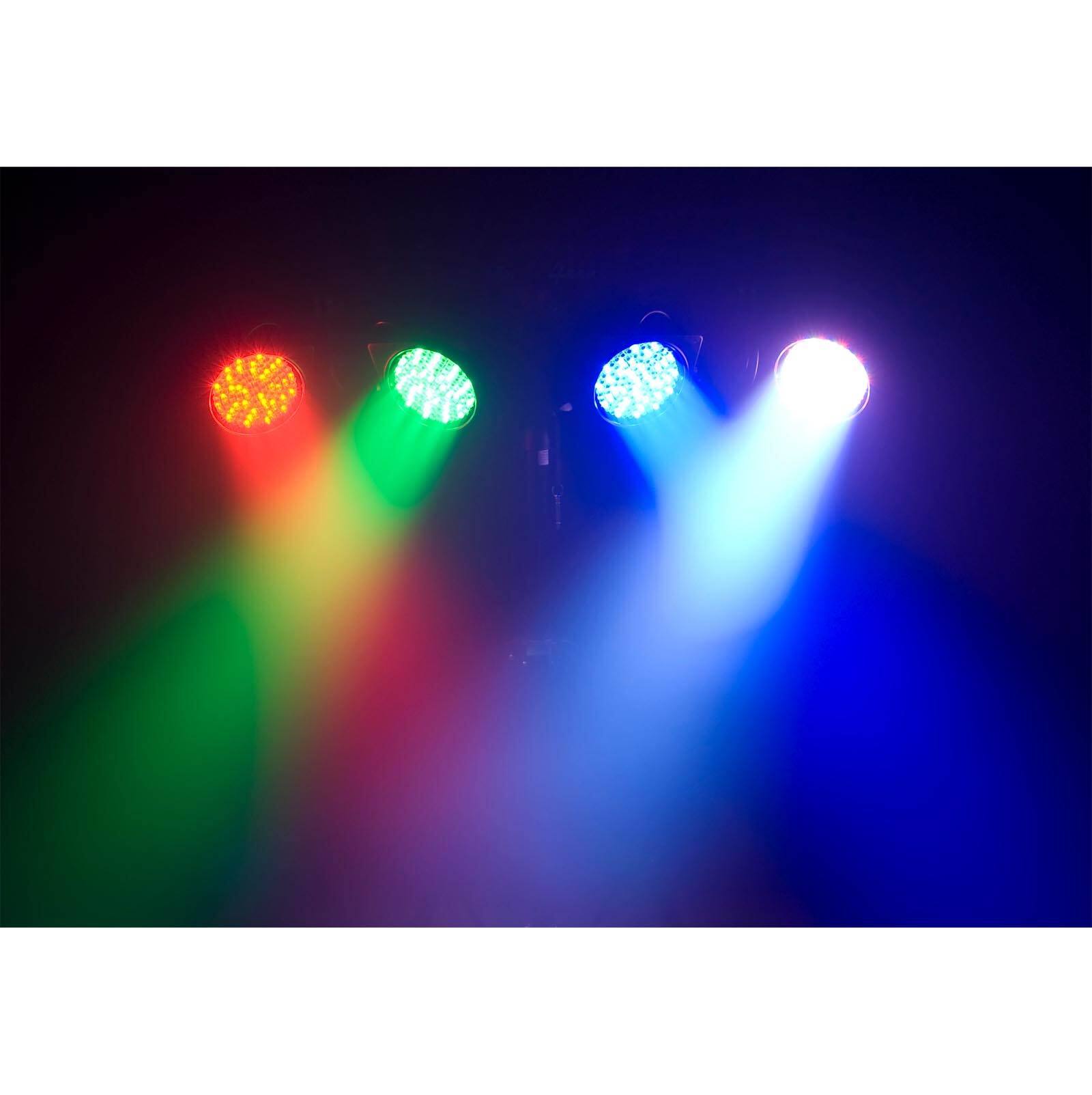 Alt View 5. CHAUVET DJ - CHAUVET DJ 4BAR USB DMX LED Wash Light System w/Tripod, Travel Bags & Footswitch - Black.