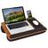 Front. LapGear - Home Office Pro Lap Desk (Fits up to 15.6" Laptop) - Espresso Woodgrain.