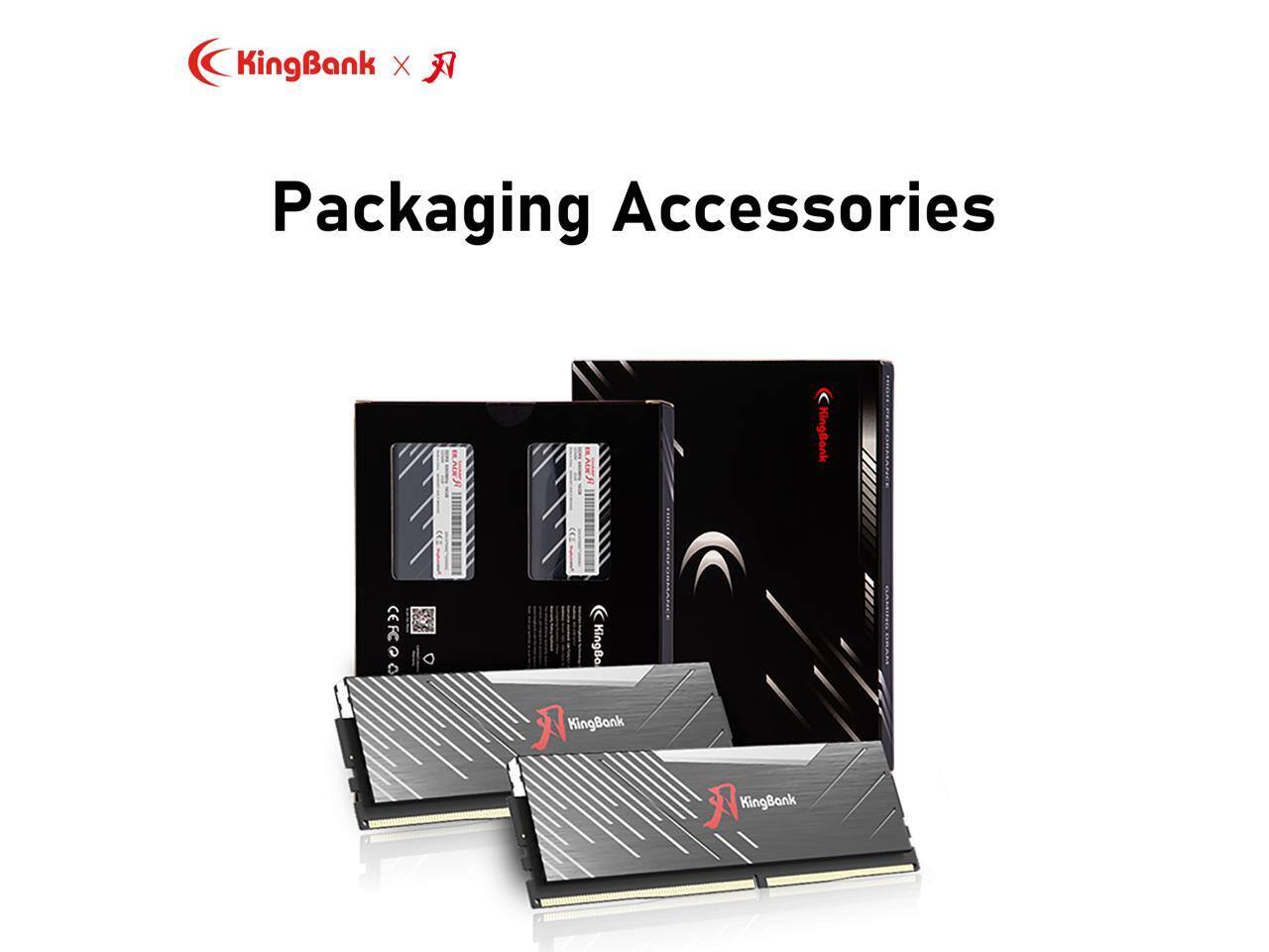 KingBank RGB 64GB (2 x 32GB) 288 Pin PC RAM DDR5 6400 (PC5 51200