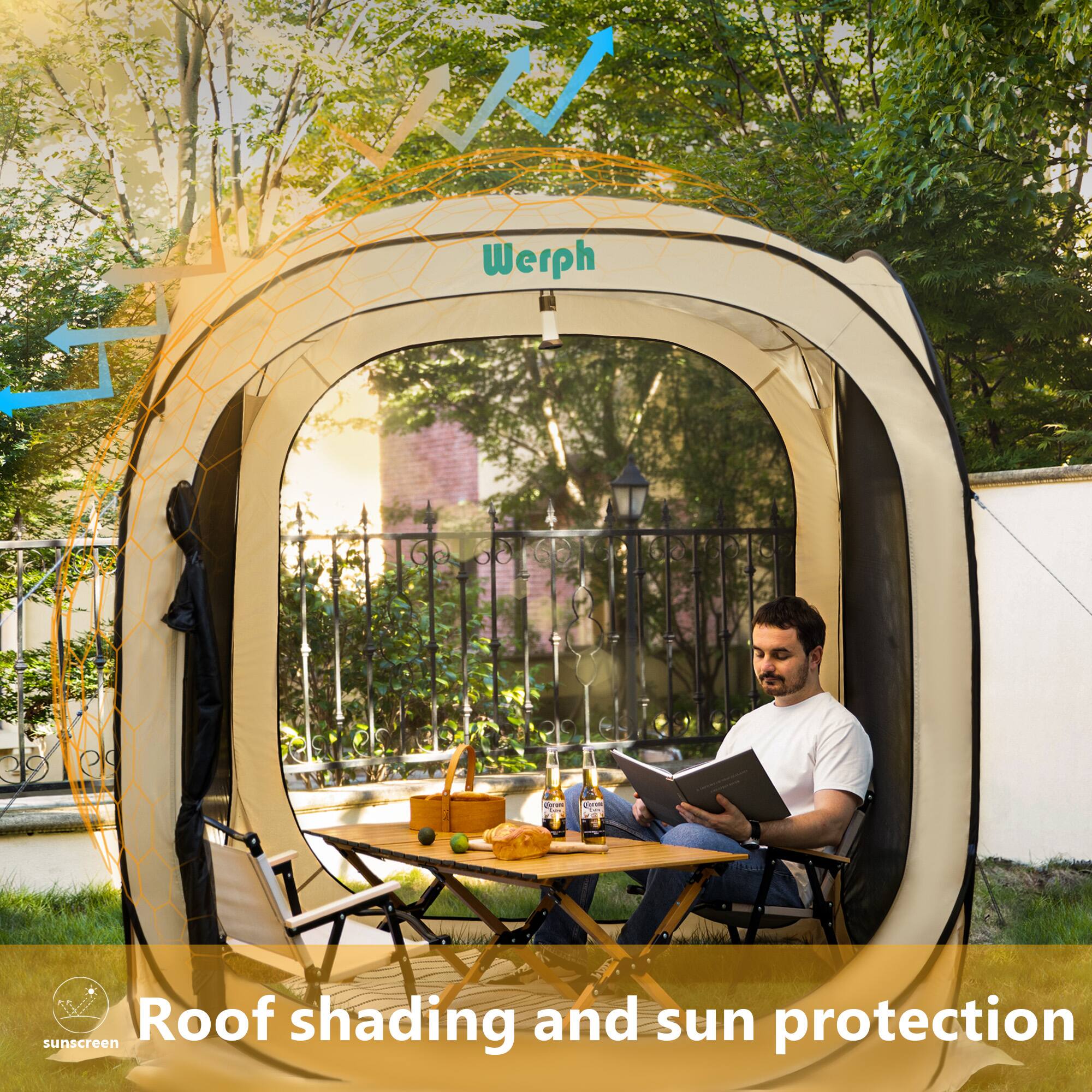 Roof shading and sun protection