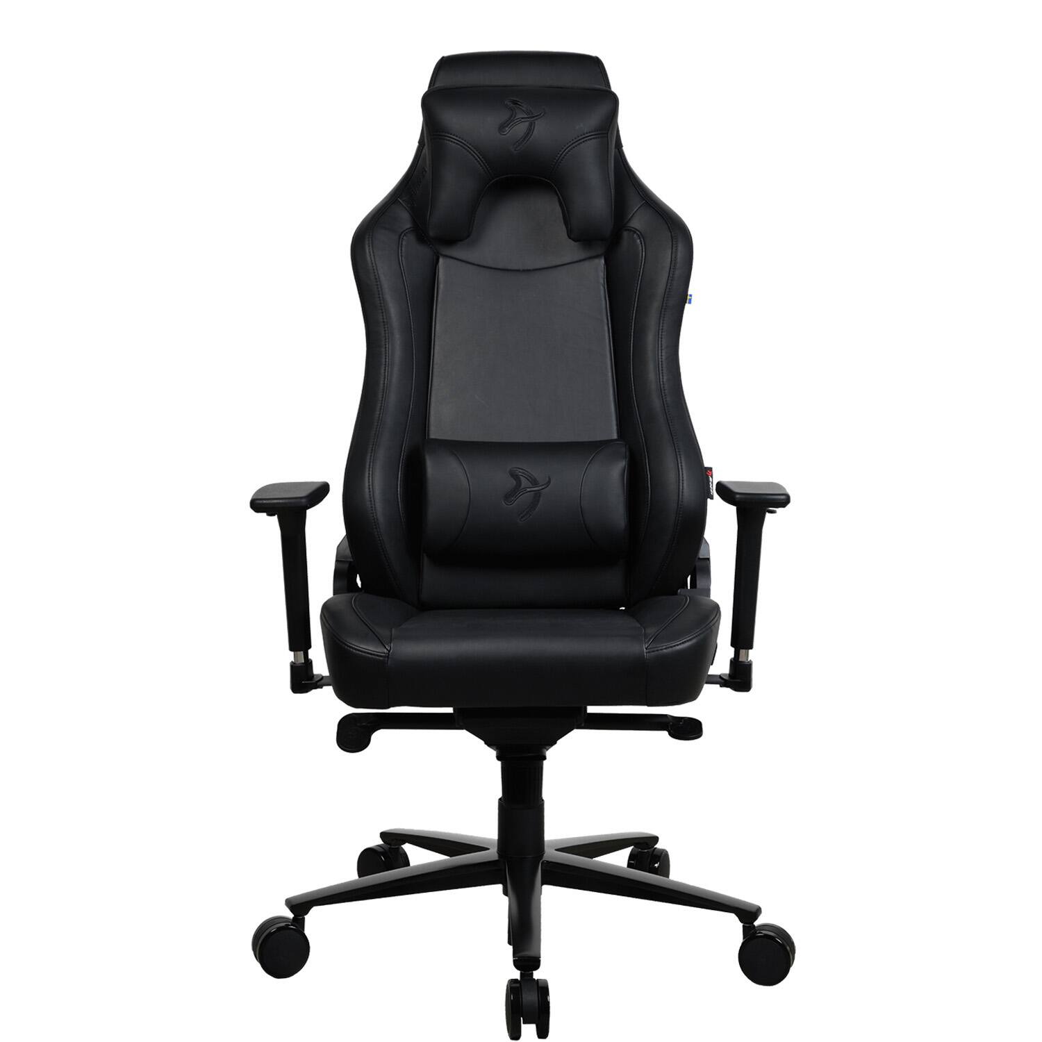 Angle. Arozzi - Vernazza Soft PU Gaming Chair - Pure Black.