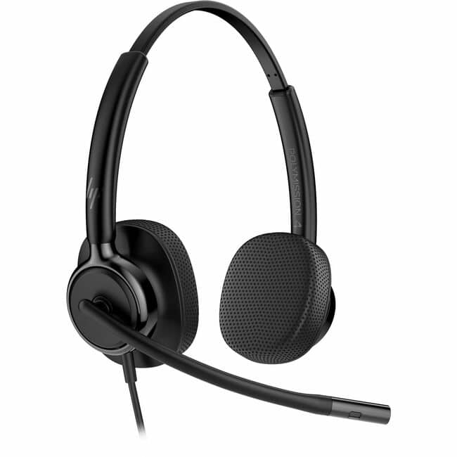 Poly - Mission 425 Stereo USB Wired Headset - Microsoft Teams Certification - Stereo - USB, USB Type A, USB Type C - Wired - Black