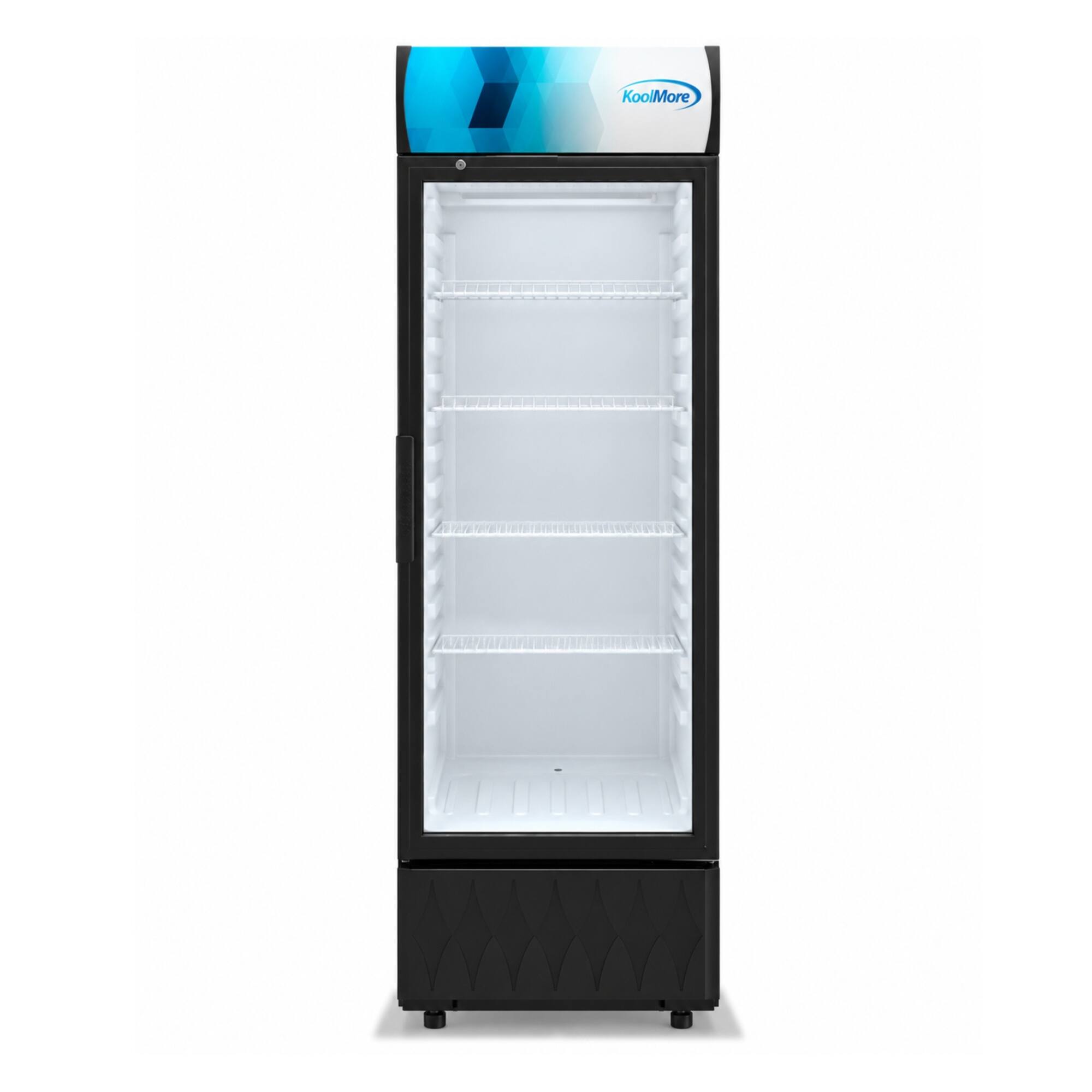 Alt View 2. Koolmore - 22 in. One-Door Merchandiser Refrigerator - 9 Cu. Ft. MDR-9CP - Black.