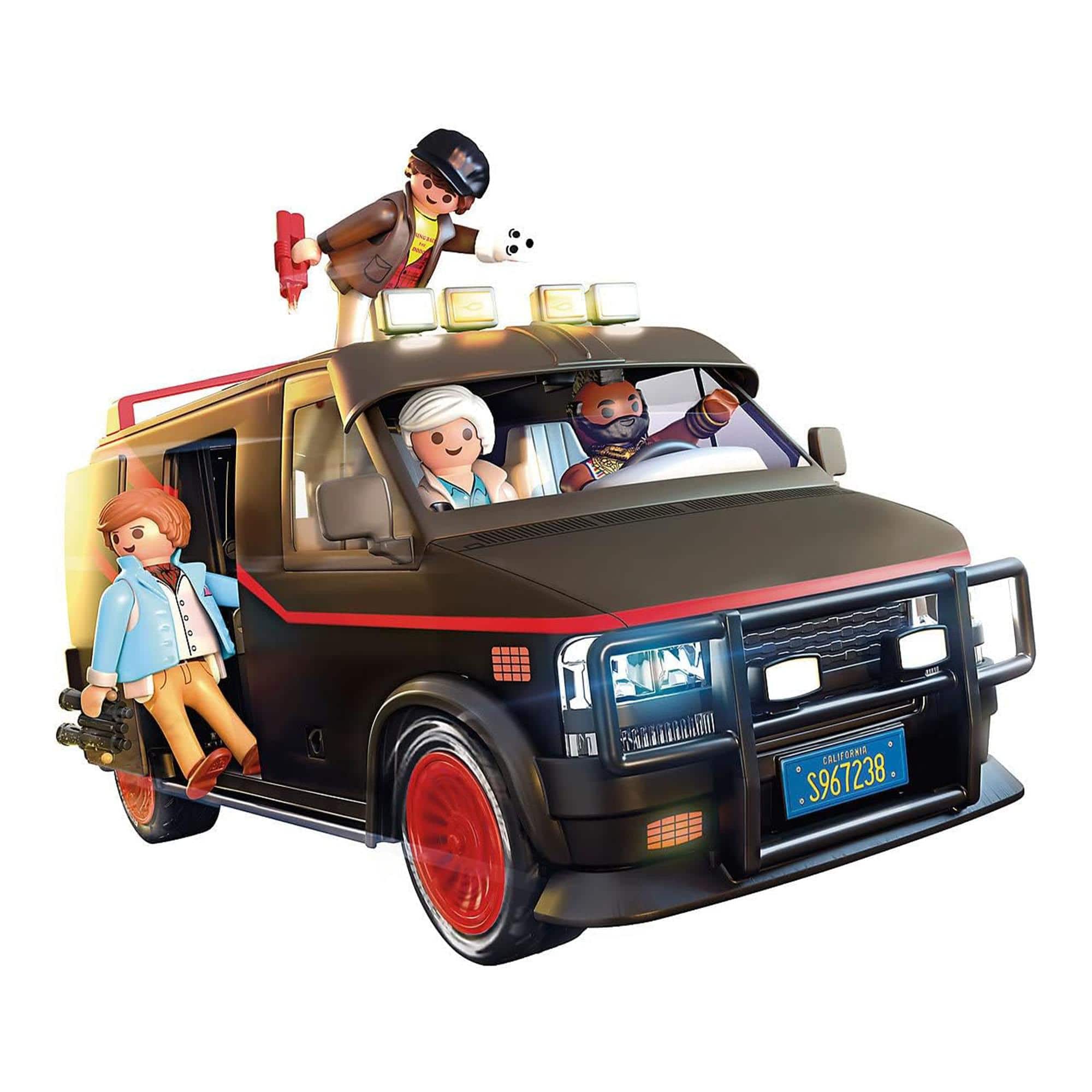 Playmobil - 70750 The A-Team Van 69 Piece Building Set - Multi