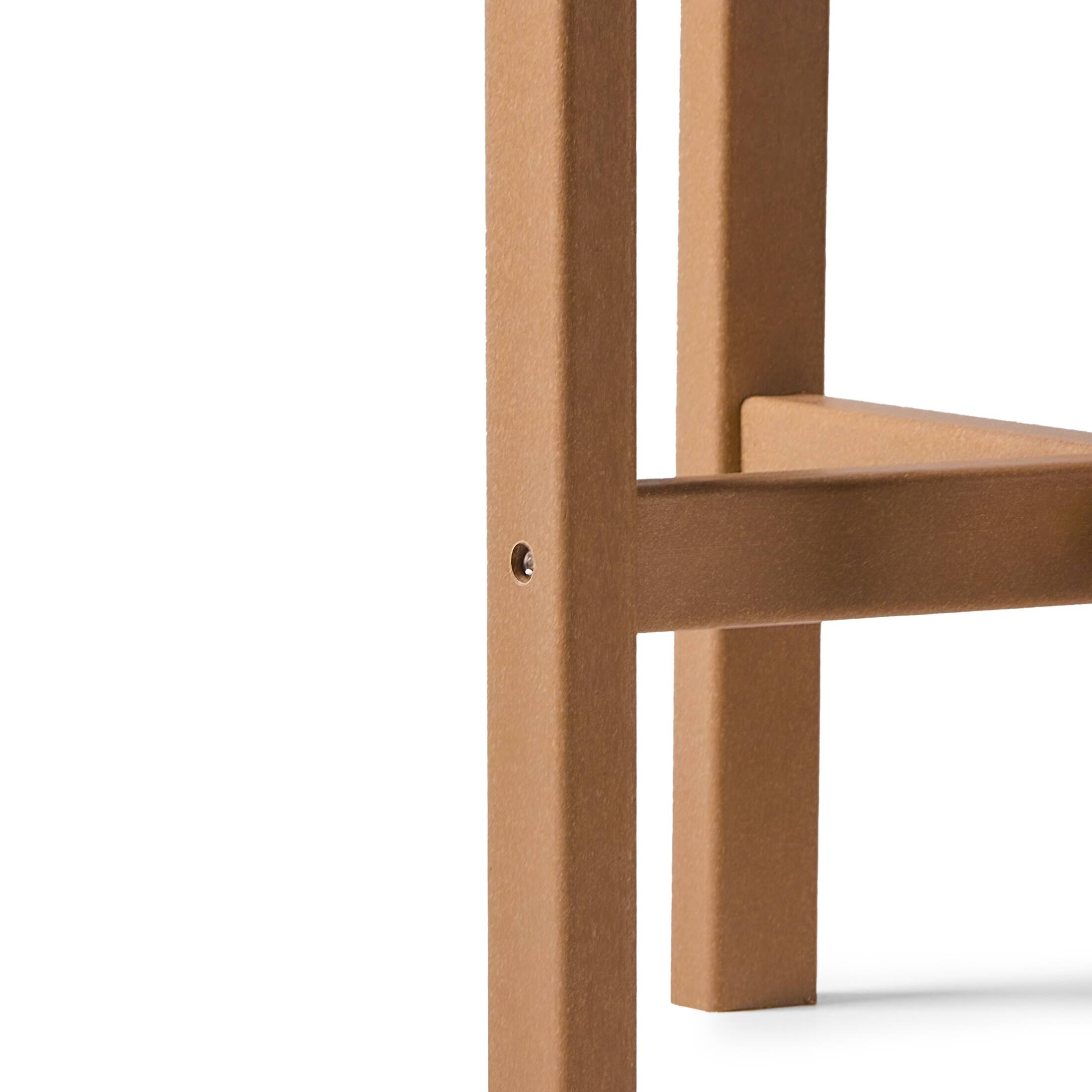 Alt View 6. WestinTrends - WestinTrends Dylan Adirondack Round Outdoor Side Table - Teak.